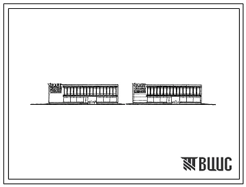 Типовой проект 274-20-49 Столовая на 212 мест, работающая на полуфабрикатах для строительства в 1В климатическом подрайоне, 2 и 3 климатических районах сейсмичностью 7, 8 баллов, на грунтах 2 типа просадочности
