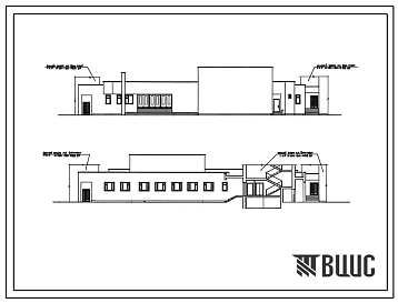 Типовой проект 164-80-93.87 Общежитие на 600 мест для учащихся ПТУ (со стенами из кирпича). Блок вестибюля. Спальные блоки по типовому проекту 164-80-088.87