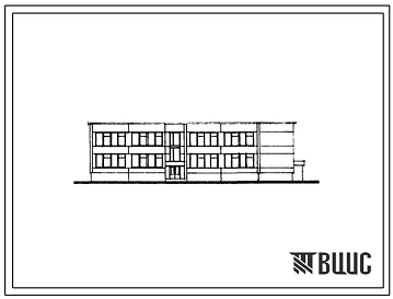 Типовой проект 211-1-487.13.89 Детские ясли-сад на 140 мест (в конструкции серии 125 и 75). Для Московской области. Здание одно-, двухэтажное. Стены из трехслойных керамзитобетонных панелей.