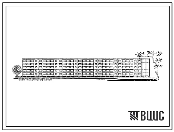 Типовой проект 1-464Ли-15/2 Пятиэтажный шестисекционный дом на 90 квартир.