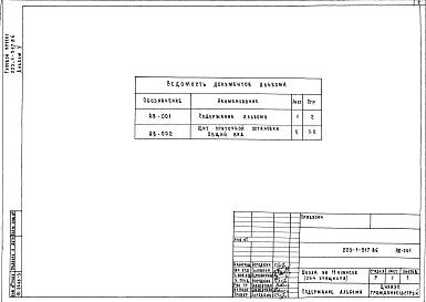 Альбом 5 Чертежи общего вида щита автоматики     