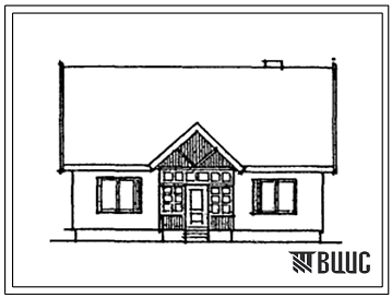 Типовой проект 141-000-639.13.87 Крупнопанельный одноквартирный 5-комнатный жилой дом для государственного строительства с индустриальной крышей и мансардой (для строительства в Литовской ССР)