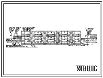Типовой проект 1-464А-77 Пятиэтажный крупнопанельный жилой дом на 60 квартир.