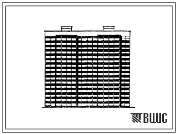 Типовой проект 111-161-6/1 Шестнадцатиэтажный двухсекционный дом на 128 квартир (однокомнатных 1Б-64, трехкомнатных 3Б-2, четырехкомнатных 4Б-62). Для строительства во 2 В климатическом подрайоне г.Киева