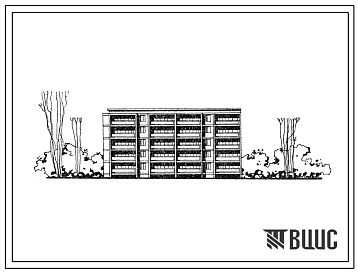 Типовой проект 102-033с Пятиэтажная торцевая блок-секция на 30 квартир (однокомнатных 1Б-10, двухкомнатных 2А-10, трехкомнатных 3Б-10). Для строительства в 3Б климатическом подрайоне сейсмичностью 7, 8 баллов
