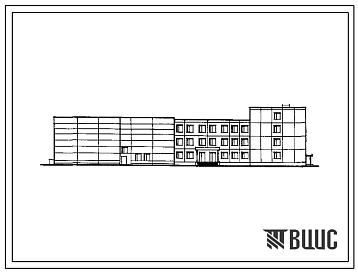 Типовой проект 231-1-130.85 Универсальный учебный и общественно-бытовой корпус для ПТУ на 960 учащихся (в конструкциях серии 1.090.1-1)