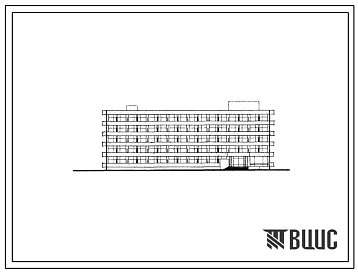 Типовой проект 2с-05-467АС-1 Спальный корпус на 250 мест санаторного пансионата. Для строительства в III и IV строительно-климатических зонах, в районах с сейсмичностью 7 баллов.