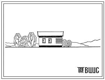 Типовой проект 184-52-123с 1-этажный 1-квартирный 5-комнатный жилой дом.
