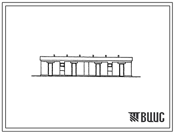 Типовой проект 193-211-33с.13.87 Хозяйственная постройка к жилым домам для сельского строительства в Туркменской ССР.