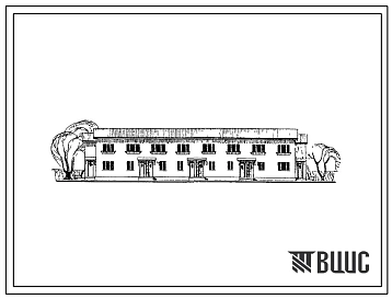 Типовой проект 1-102-13 Двухэтажный дом на 6 квартир серии 1-102