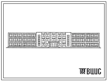 Типовой проект 224-1-490с.86 Средняя школа на 18 классов (704 учащихся)