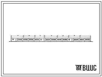 Типовой проект 801-4-72с.84 Телятник на 500 голов. Для строительства в климатических подрайонах сейсмичностью 7 и 8 баллов.
