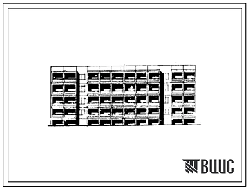 Типовой проект ТДСК-71А/77-07сп/1 Блок-секция четырехэтажная 16-квартирная рядовая (четырехкомнатных 4Б — 8, пятикомнатных 5Б - 8).