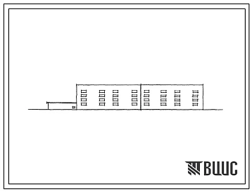 Типовой проект 1-306с-47 Альбомы VII и VIII 5-этажный жилой дом на 80(77) квартир со стенами из кирпича (вариант со встроено-пристроенным блоком I).