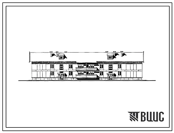 Типовой проект 113-24-71/1.2 Двухэтажный двухсекционный жилой дом на 12 квартир