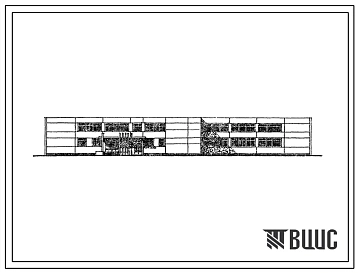 Типовой проект 221-1-25-387 Средняя  школа на 10 классов (392 учащихся). Здание двухэтажное в конструкциях серии 25. Стены из однослойных легкобетонных панелей.