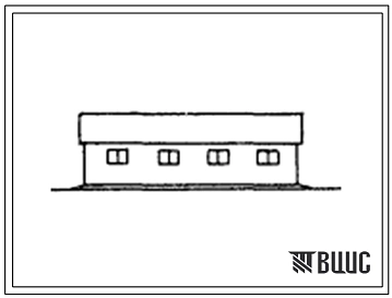 Типовой проект 803-4-56.13.87 Овчарня для содержания 200 голов ремонтного молодняка (неполный каркас деревянный). Для горных районов Украинской ССР