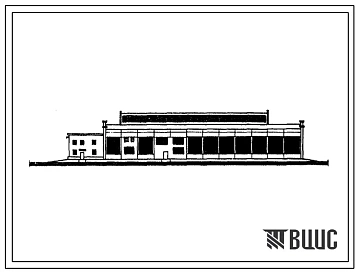 Типовой проект 816-82 Ремонтная мастерская со специализированными линиями ремонта на 300 шасси комбайнов СК-4, 900 шасси тракторов типа МТЗ и 1200 комплектов их агрегатов в год. Стены из панелей. (Главный корпус).