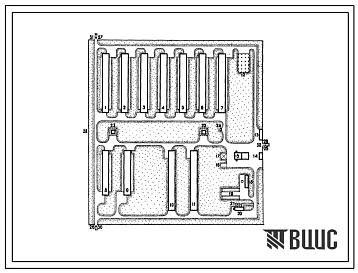 Типовой проект 819-52 Птицеводческая ферма на 25 тыс. кур-несушек (для строительства в колхозах).