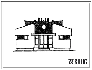Типовой проект 284-4-106с.84 Баня на 12 мест с санитарной обработкой людей. Для строительства в 3Б,4Б,4В климатических подрайонах сейсмичностью 7 и 8 баллов.