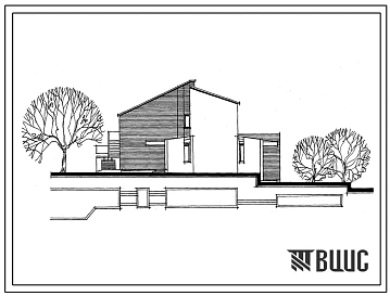 Типовой проект 274-15-19.86 Общественный центр сельского населенного пункта. Блок Б. Магазин повседневного спроса. Кафе на 25 мест.