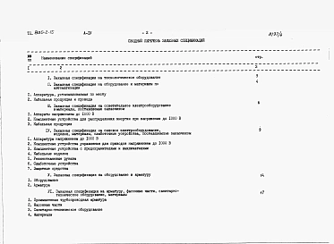 Альбом 4 - Заказные спецификации.      