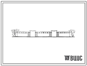 Типовой проект 296-2-4 Летний павильон-раздевальня на 150 человек для плоскостных спортивных сооружений тип «А» с использованием в теплое время года до 5 0С.