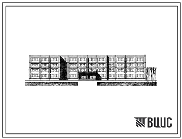 Типовой проект 221-1-395 Средняя школа на 44 класса (1668-1728 учащихся). Для строительства в 1В климатическом подрайоне, 2 и 3 климатических районах