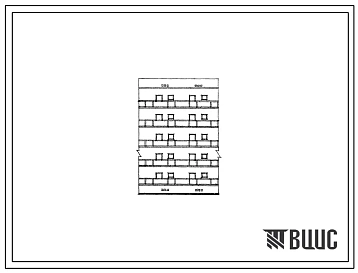 Типовой проект 109-030с Пятиэтажный одинарный блок Р-1А.1А без лестничной клетки на 10 квартир.