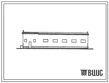 Типовой проект 816-108 Материально-технический склад для хозяйств, имеющих 100 тракторов.