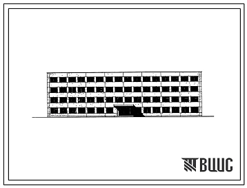 Типовой проект 232-2-24 Универсальный учебный корпус для техникумов и ПТУ (со средней общеобразовательной подготовкой) на 720 учащихся, (для ПТУ без средней общеобразовательной подготовки) на 960 учащихся. Для строительства в 1В климатическом подрайоне, 2