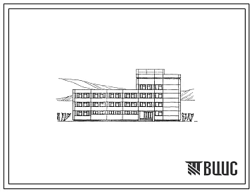Типовой проект 242-1-23 Лечебный корпус для санаториев на 500 мест для строительства в 1В подрайоне, 2 и 3 климатических районах