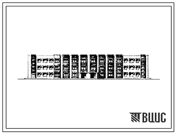 Типовой проект 234-1-97 Универсальный учебный корпус для профтехучилищ техникумов на 720 учащихся. Для строительства в 4А и 4Г климатических подрайонах