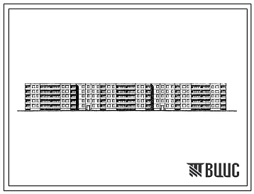 Типовой проект 111-130-3 Пятиэтажный восьмисекционный жилой дом на 110 квартир (однокомнатных 1Б-30, двухкомнатных 2Б-30, трехкомнатных 3А-42, четырехкомнатных 4А-8). Для строительства в 1В климатическом подрайоне, 2 и 3 климатических районах