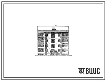 Типовой проект 24-0169.83 4-этажная 8-квартирная рядовая блок-секция Р3А-4Б. Для строительства во 2 и 3 климатических районах.