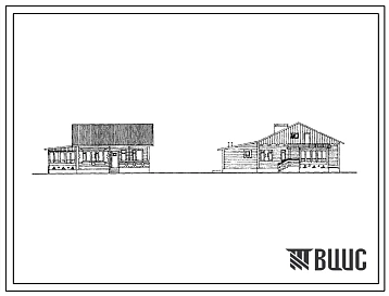 Типовой проект 186-000-345.13.86 Одноэтажный одноквартирный жилой дом с трехкомнатной квартирой, сблокированный с хозпостройкой для строительства в Брянской области