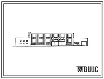 Типовой проект 816-1-157.13.88 Ремонтная мастерская для хозяйств с парком 50 тракторов для строительства в Украинской ССР