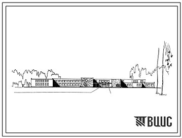 Типовой проект 224-4-3/73 Специальная вспомогательная 16 классная школа-интернат на 292 воспитанника для умственно-отсталых детей. Для строительства во 2 климатическом районе