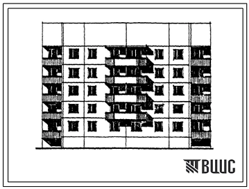Типовой проект 108-050.13.87 Блок-секция 5-этажная 20-квартирная рядовая 2.2.3.3. Для строительства в Ленинградской области.