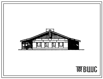 Типовой проект 183-17-134.13.89 Двухквартирный одноэтажный дом с 3-комнатными квартирами (для строительства в Новогородской области)
