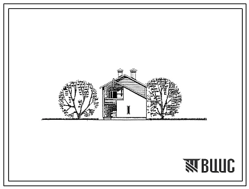 Типовой проект 144-12-149 Двухэтажный одноквартирный дом для индивидуального строительства с пятикомнатной квартирой типа 5А с упрощенным благоустройством (люфт-клозетами). Для строительства в 1В климатическом подрайоне, 2 и 3 климатических районах