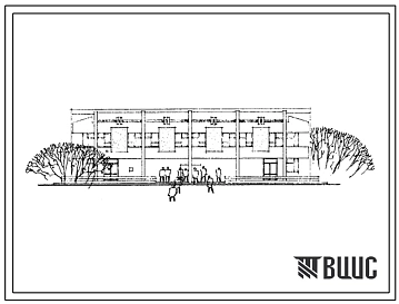 Типовой проект 264-12-202с Клуб на 200 мест с административными помещениями. Для строительства в 3Б, 4Би 4В климатических подрайонах сейсмичностью 7 и 8 баллов