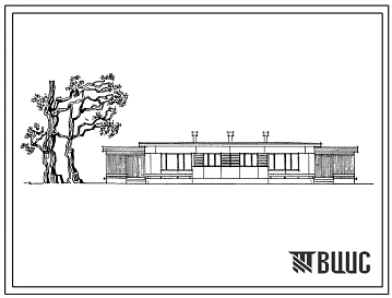 Типовой проект 183-17-8 1-этажный 2-квартирный жилой дом с 3-комнатными квартирами типа 3Б для строительства во 2 и 3 строительно-климатических районах.