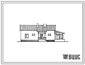 Типовой проект 184-52-239с.84 1-этажный 1-квартирный 3-комнатный жилой дом. Стены из сырцового кирпича. Для строительства в 4А и 4Г климатических подрайонах Узбекской ССР сейсмичностью 7 баллов.
