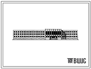 Типовой проект 222-1-284СМ Школа на 20 классов (784 учащихся) в каркасно-панельных конструкциях серии ИИС-04. Для строительства в IА, IБ и IГ климатических подрайонах сейсмичностью 7, 8 и 9 баллов с вечномерзлыми грунтами.
