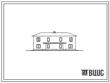 Типовой проект 144-52-60с тип 2 Двухэтажный двухквартирный блокированный жилой дом с пятикомнатными квартирами для районов с сейсмичностью 9 баллов.