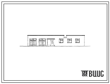 Типовой проект 264-19-20с Хозяйственный блок дома пионеров и школьников на 150 посещений с залом на 200 мест (со стенами из кирпича). Для строительства в IVА и IVГ климатических подрайонах сейсмичностью 7, 8 и 9 баллов.