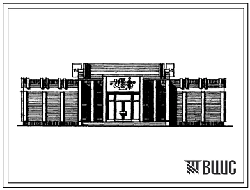 Типовой проект 264-19-26сп Музей, работающий на общественных началах, с экспозиционным залом площадью 150 м2 (со стенами из кирпича)
