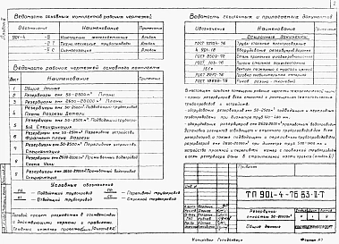 Альбом 2 Технологические трубопроводы и сигнализация резервуаров емк. 50-20000 м3. (из ТП 901-4-76.83)