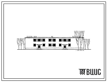 Типовой проект 114-12-74с Двухсекционный дом на 12 квартир (однокомнатных  2, двухкомнатных  6, трехкомнатных  2, четырехкомнатных  2). Для строительства во II строительно-климатической зоне, в районах с сейсмичностью 7 и 8 баллов. (Для 2 проектно-строите